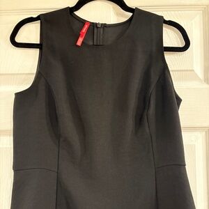 Spanx Carefree Crepe Black Peplum Tank Size Small NWOT